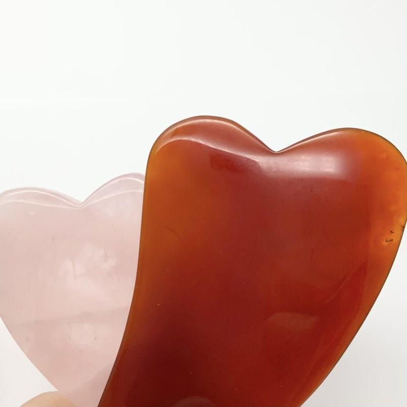 天然石 カッサプレート 】 赤めのう ローズクォーツ 選べる かっさ