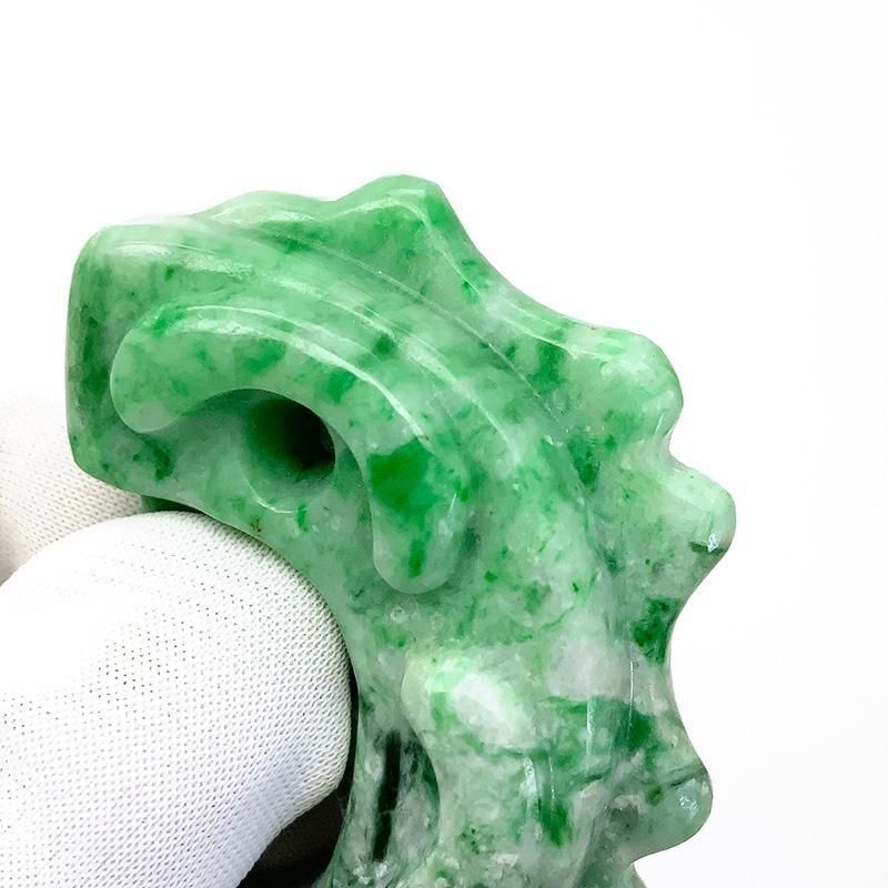 最終値下げ+土日限定価格※※ 希少 古墳期 勾玉 萌葱色 翡翠 翡翠 勾玉