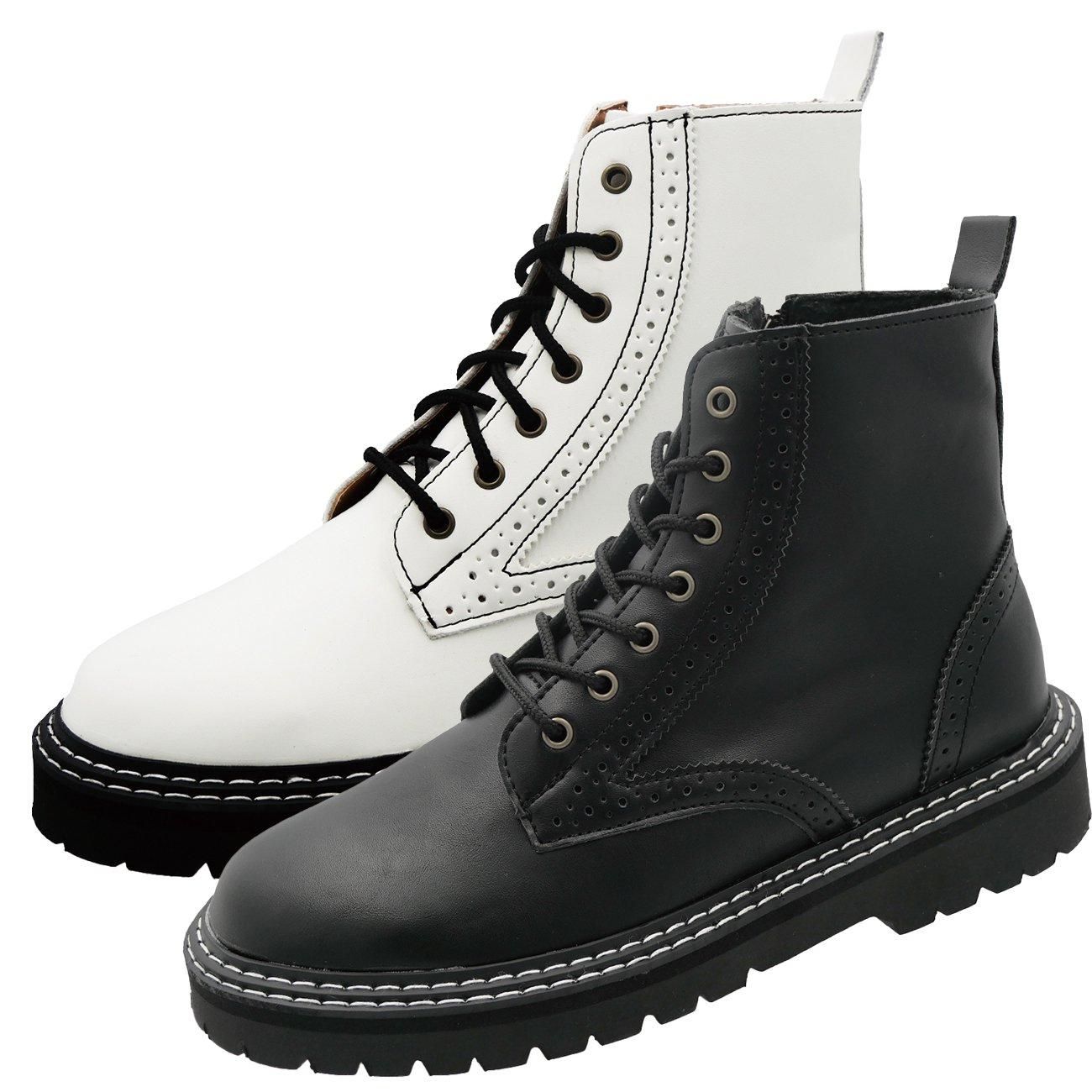 シークレットブーツ 8cmアップ 厚底ブーツ