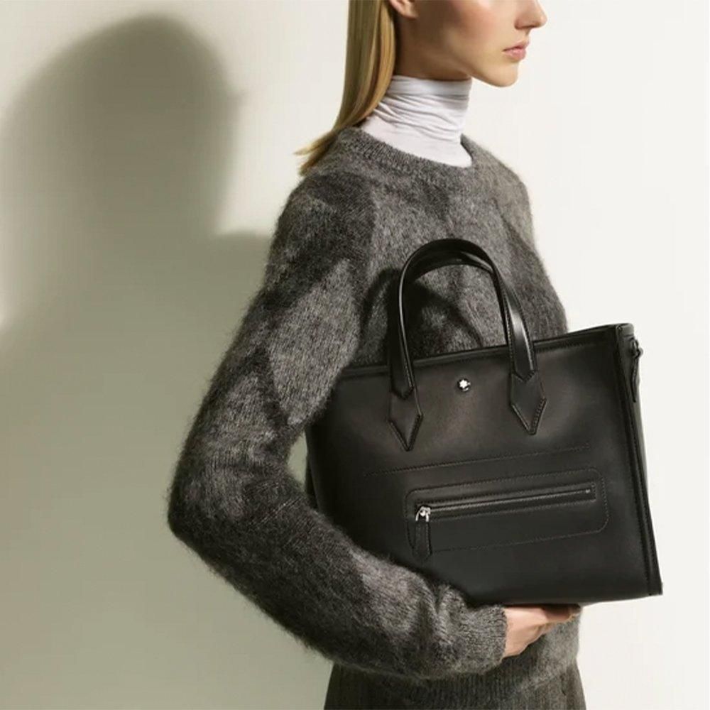 MB198737 MONTBLANC モンブラン ソフト スモール トートバッグ - 高級