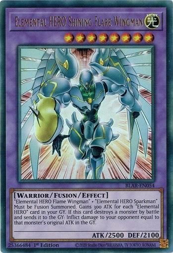 PSA10】E•HEROシャイニングフレアウィングマン プリズマ プリシク