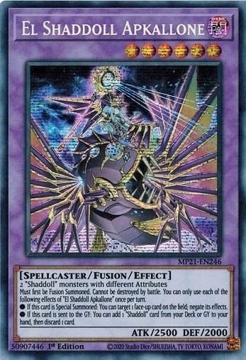 遊戯王 エルシャドール・アプカローネ プリズマティックシークレット