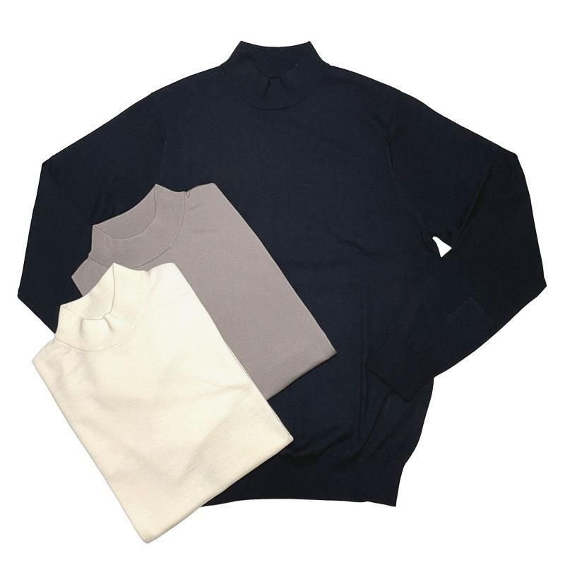 TOMORROWLAND トゥモローランド スーパーファインメリノウール モック