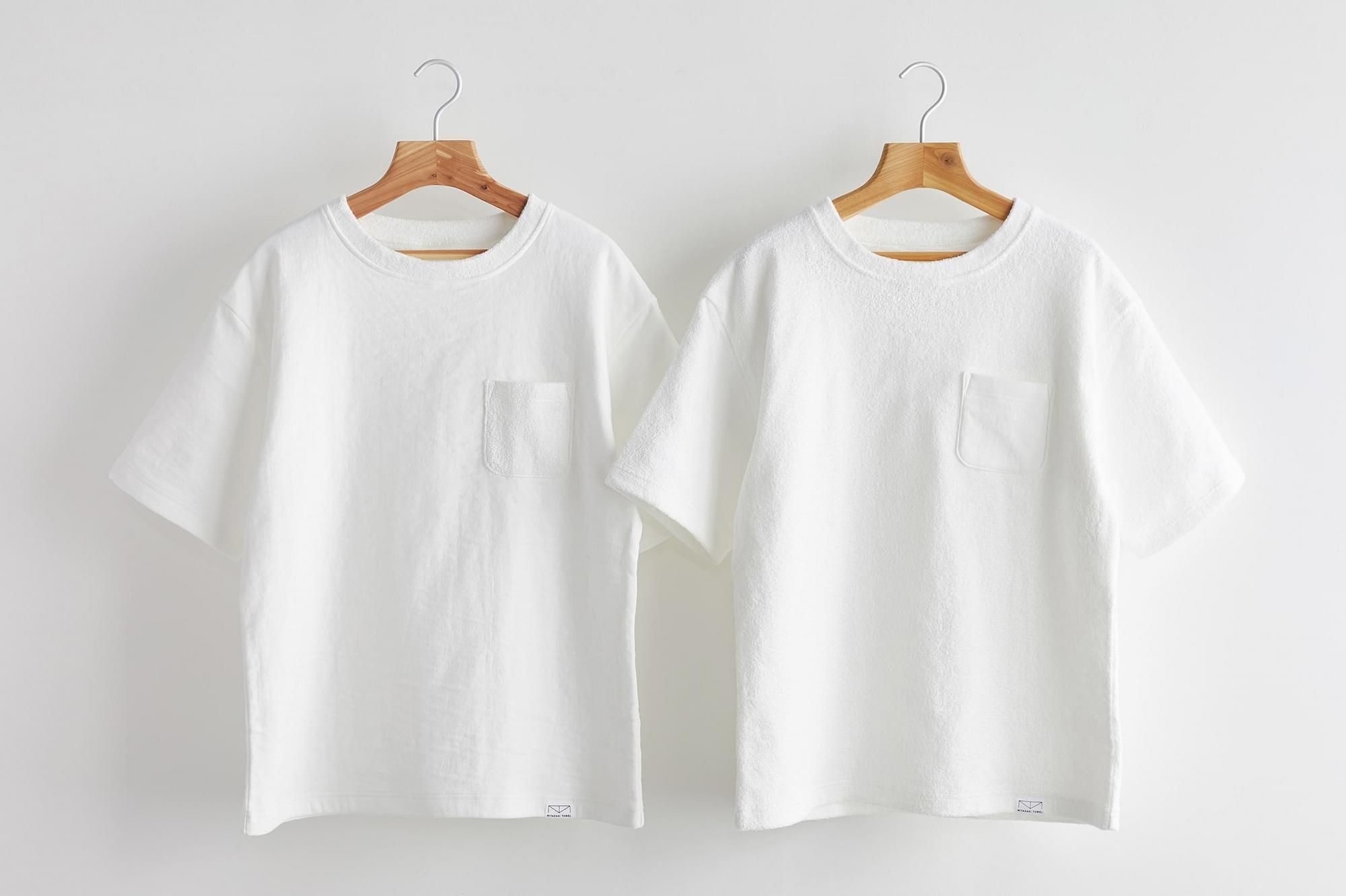 みやざきタオルの「いまばりタオルTシャツ」ホワイト - みやざきタオル