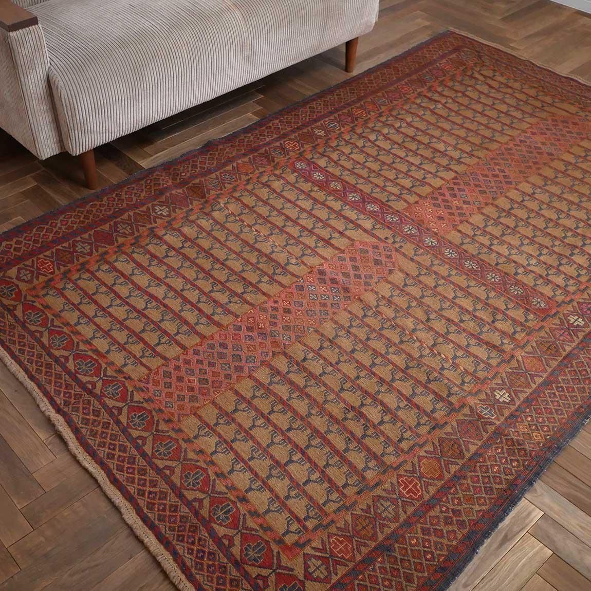 表と裏の明暗キリム219×144cm【送料無料】 - inie japan | ギャッベや