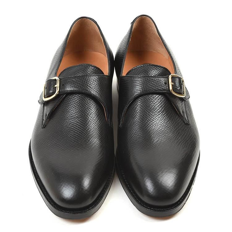 フラテッリジャコメッティ FG498 UTAH CALF NERO モンクストラップ