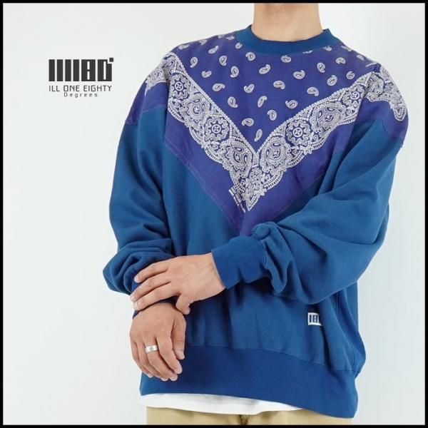 ILL ONE EIGHTY/イルワンエイティ VTG BANDANA SWEATSHIRT/ビンテージ