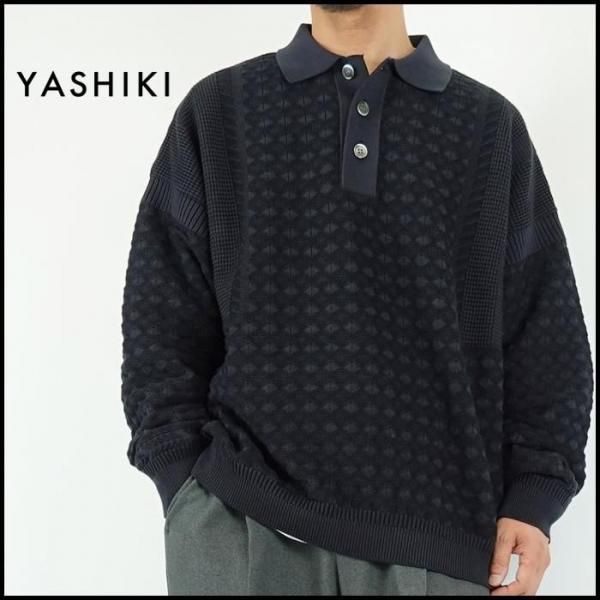 YASHIKI/ヤシキ Rikka Knit Polo/六花ニットポロの正規公式取扱店