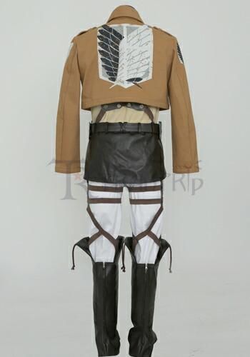 進撃の巨人 調査兵団コスチュームセット エレンver.-L