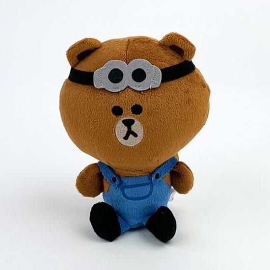 ミニオンズ ブラウン ぬいぐるみ おもちゃ インテリア LINE ライン