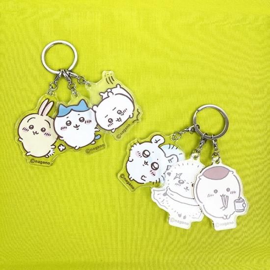 ちいかわ 3連アクリルチャーム (ちいかわ・ハチワレ・うさぎ
