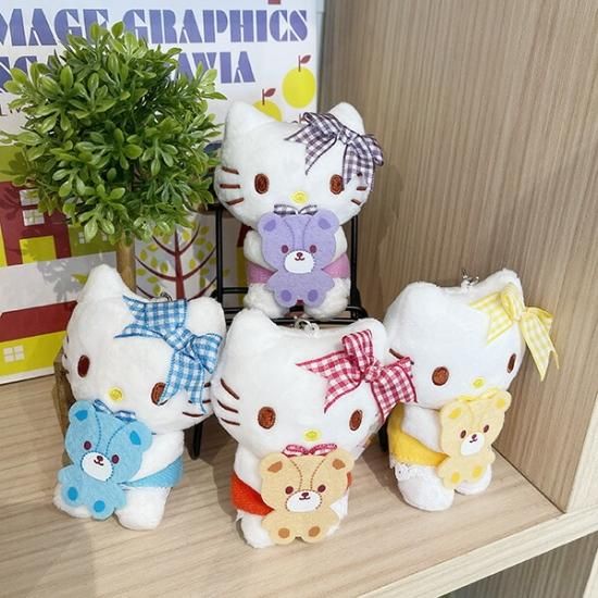 サンリオ ハローキティ 推し色マスコット パープル 紫 キーホルダー