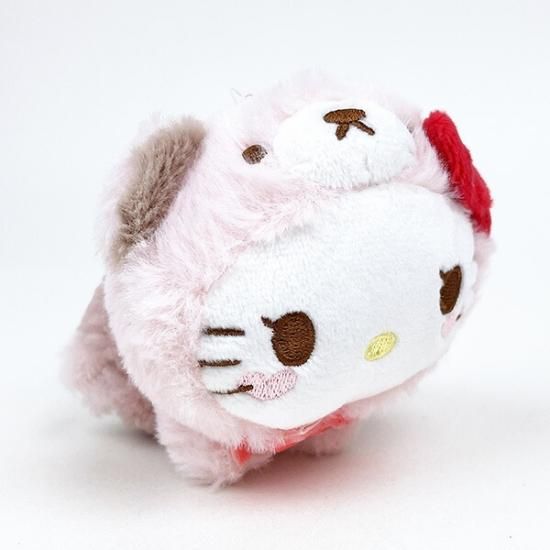 サンリオ なかよちおむちゅ ハローキティ くま マスコット ぬいぐるみ