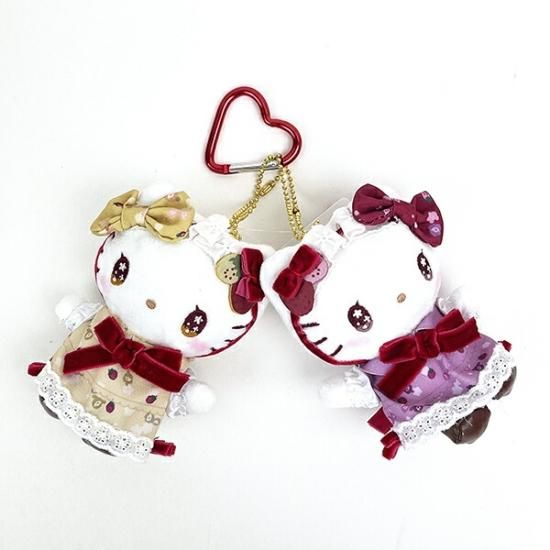 d*3様 可愛い！激レア！！ハローキティ&ミミー ペアマスコットアクセ d