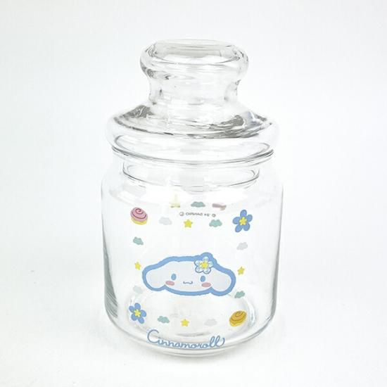 サンリオ シナモロール カオハナ ガラスキャニスター 食器 キッチン
