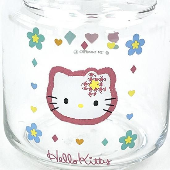 サンリオ ハローキティ カオハナ ガラスキャニスター 食器 キッチン