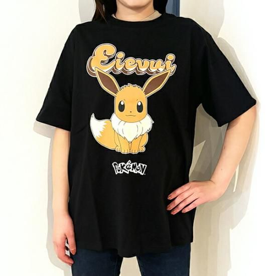 ポケットモンスター イーブイ ブラック Tシャツ 3Lサイズ アパレル