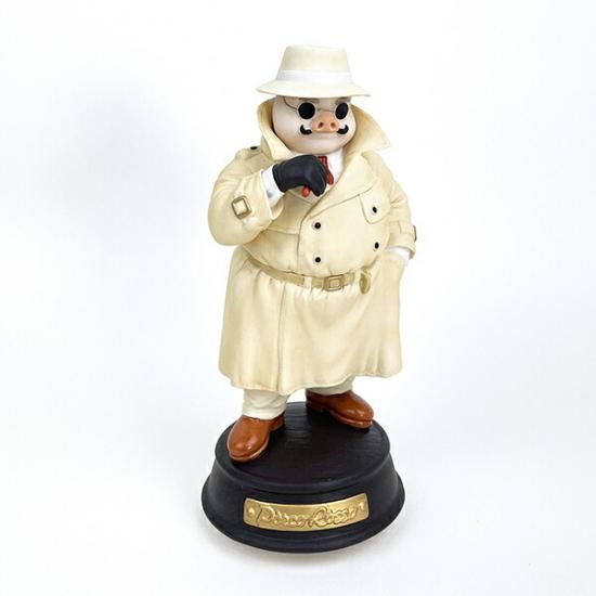 スタジオジブリ 紅の豚 ポルコロッソ 磁器オルゴール トレンチコート