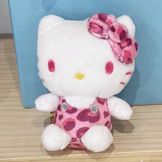 サンリオ ハローキティ ヒョウ柄 ピンク ボールチェーンマスコット