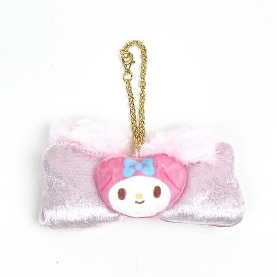 サンリオ ふわみみリボン バッグチャーム マイメロディ キーホルダー