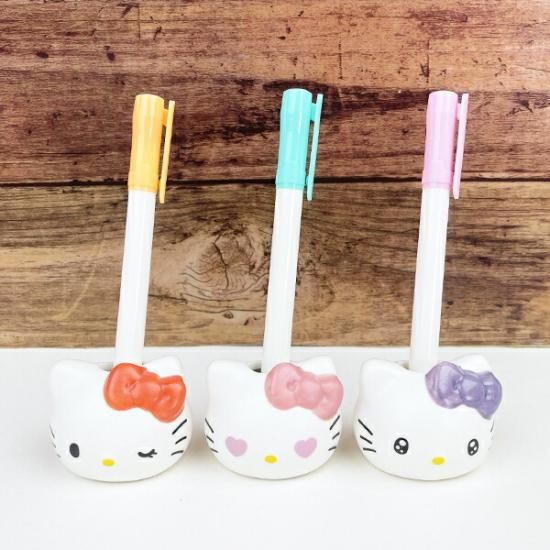 サンリオ 50th ANNIVERSARY ハローキティ ペンスタンド (ハート) 文具