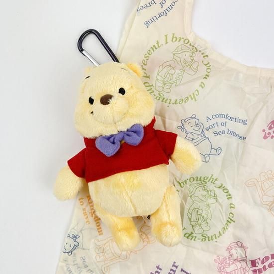 ディズニー くまのプーさん ぬいぐるみエコバッグ カラフル 折りたたみ
