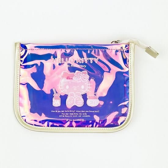 サンリオ ハローキティ 50th オーロラレイヤーポーチ Sanrio