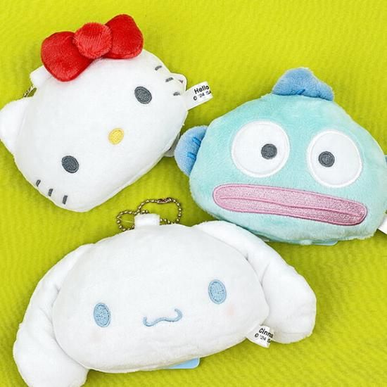 サンリオ ハンギョドン ぬいぐるみミラー 鏡 文具 ボールチェーン付き