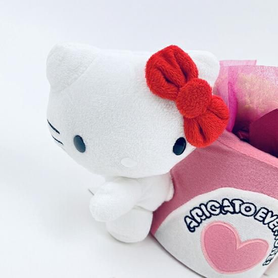 サンリオ サンリオ ハローキティ お花付きぬいぐるみポット ギフト