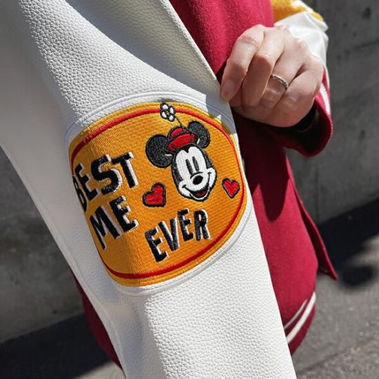 ディズニー ミニーマウス ベストミーエバー スタジャン L アパレル