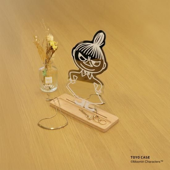 ムーミン リトルミィ ダイカットスタンドミラー 鏡 MOOMIN