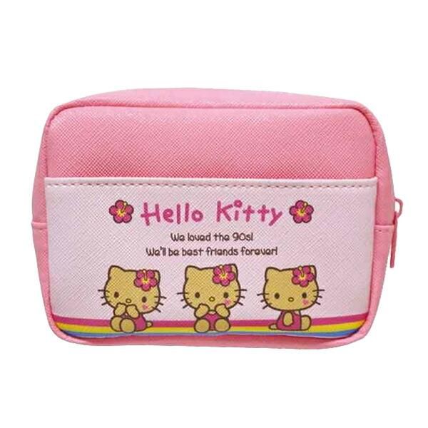 サンリオ ハローキティ 日焼けシリーズ メッシュポケット付ポーチ