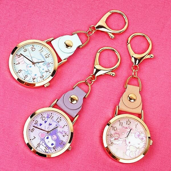 サンリオ クロミ おすましキーチェーンウォッチ(パープル) 時計 Sanrio