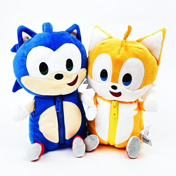 ソニック・ザ・ヘッジホッグ テイルス 変身ネックピロー まくら ぬいぐるみ
