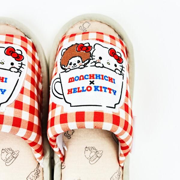 モンチッチ×サンリオ ハローキティ スリッパ ルームシューズ sanrio
