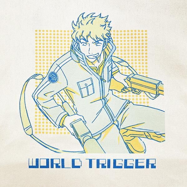 ワールドトリガー 諏訪洸太郎 トートバッグ (グリーン) Mixing Colors