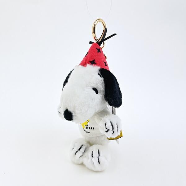 スヌーピー SNOOPY 75th 50s マスコット ぬいぐるみ レッド