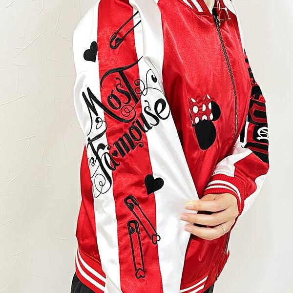 ディズニー ミニーマウス レッドガール スカジャン (L) ブルゾン