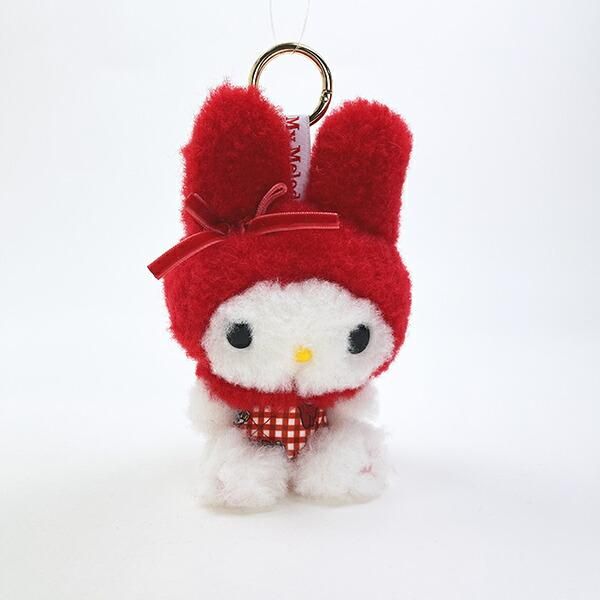サンリオ マイメロディ マスコット 赤チェック sanrio