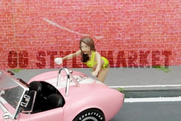 1/18サイズ】ビキニ カーウォッシュガール Stephanie フィギュア