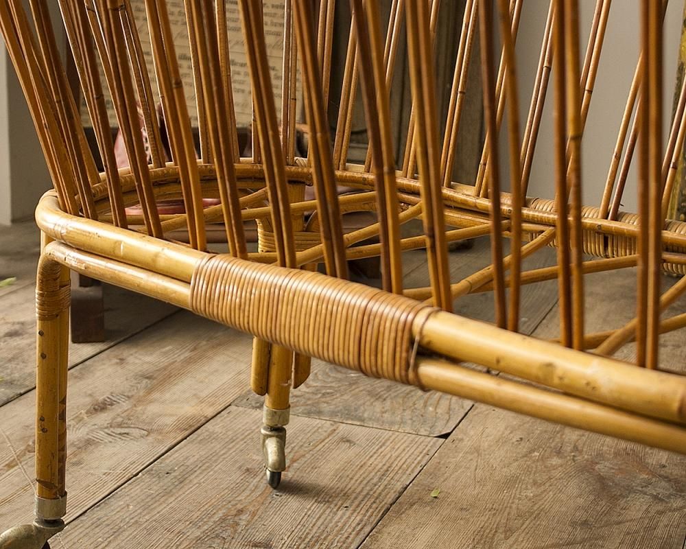 アンティーク ラタン素材のベビーベッド | Antiques Knock