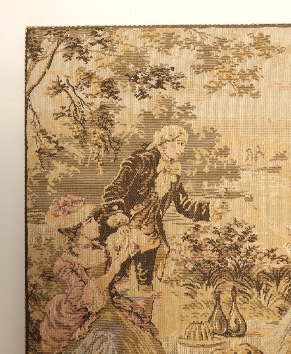 フランスアンティーク ウォールアートゴブラン織り タペストリー