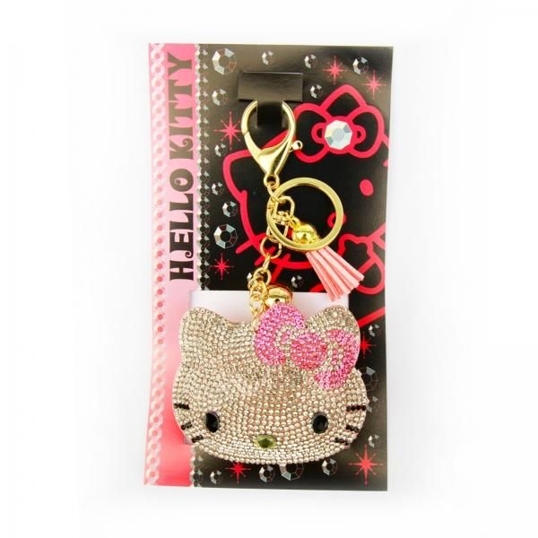 Doraemon レザーキラキラキーホルダー スパンコール ピンク 日本限定