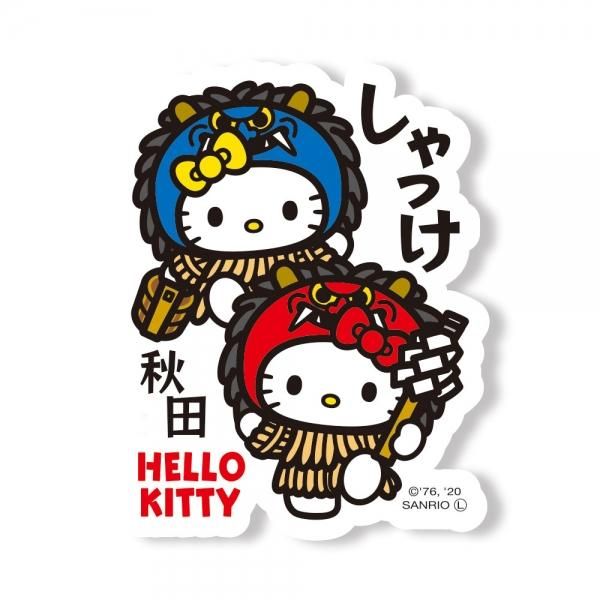 ハローキティご当地ステッカー・秋田・なまはげ／あすなろ舎WEB SHOP