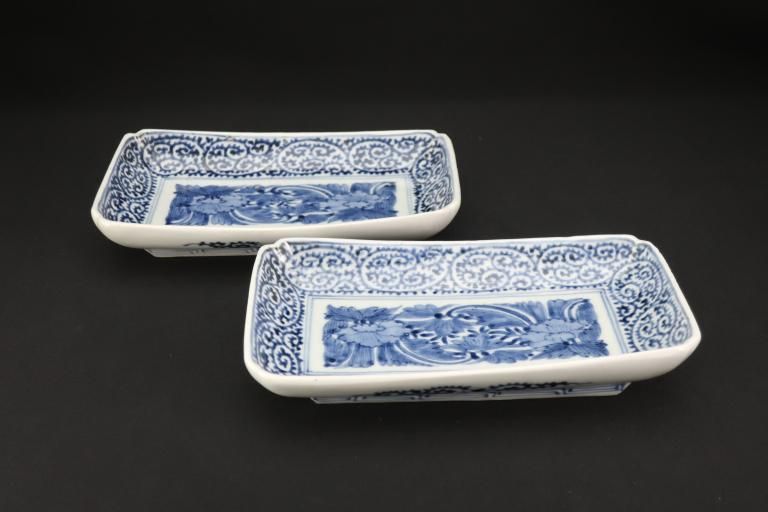 長皿・変形皿/ Rectangular plate - OKURA ORIENTAL ART / 大蔵