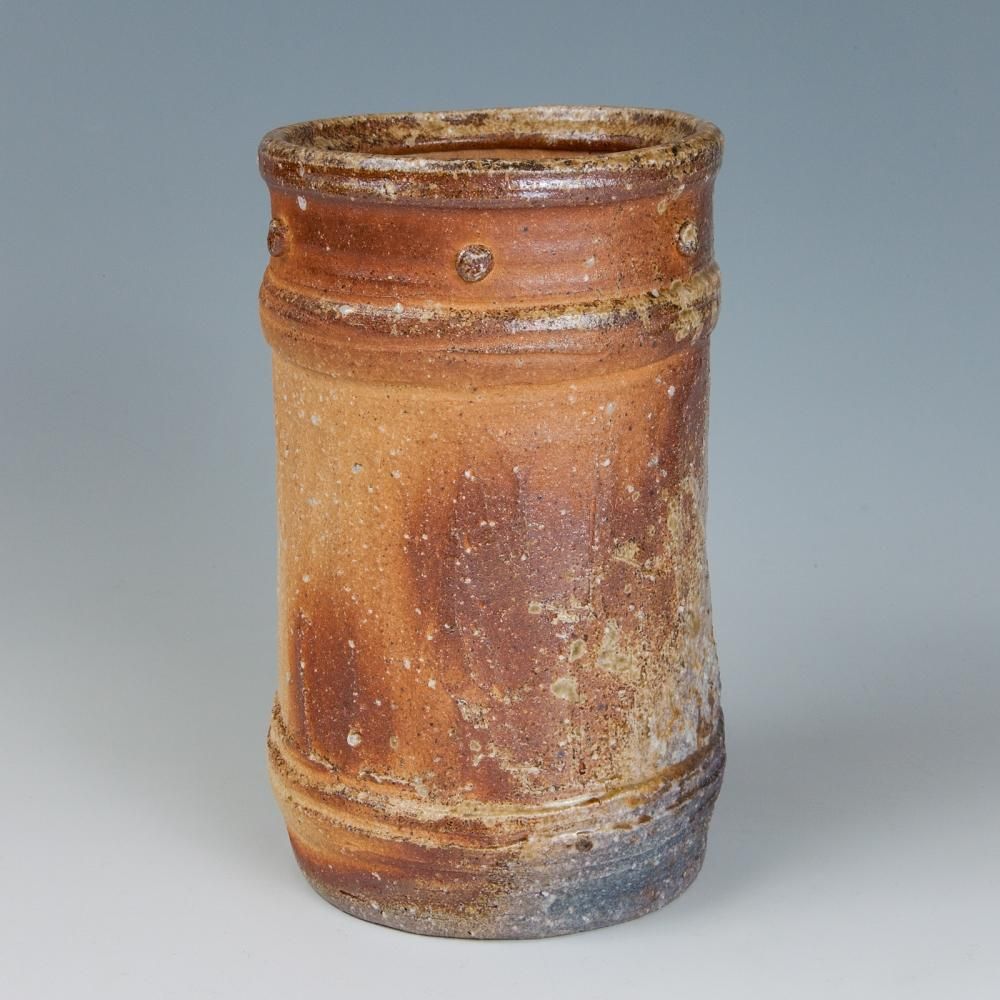 信楽 擂座細水指 （共蓋） 上田直方作 - 茶道具・抹茶通販