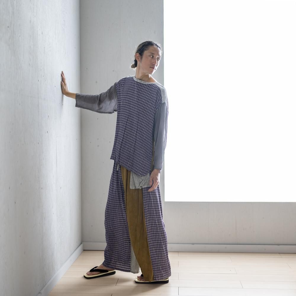 パッチワークパンツ(LIGHT GRAY / CHARCOAL) - 公式オンラインストア