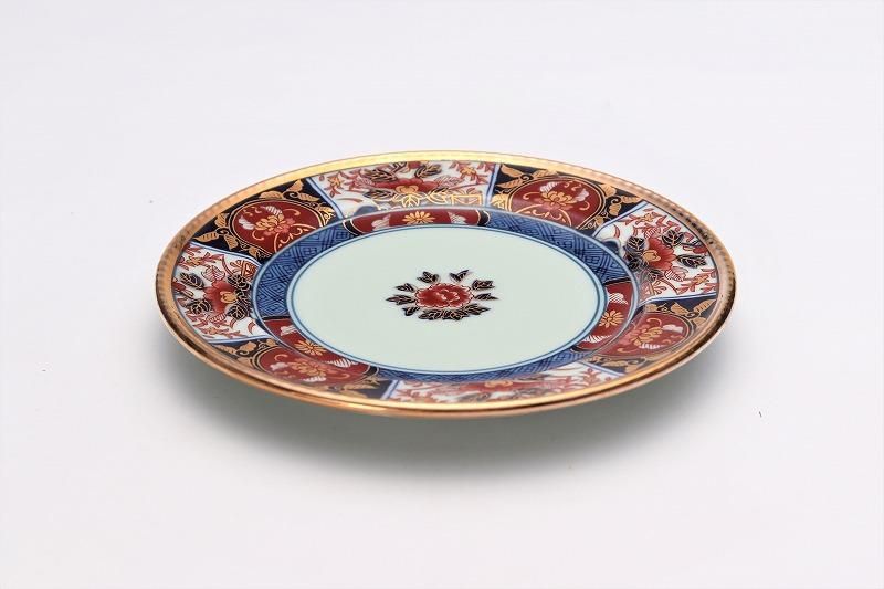 瀬兵窯 古伊万里金彩牡丹 パン皿