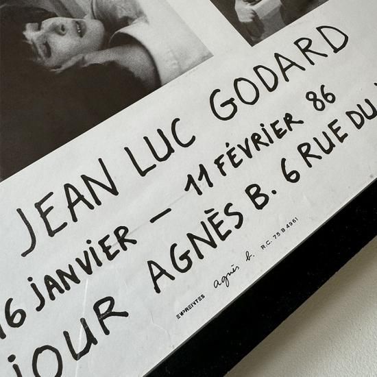 Jean Luc Godard / agnès b. Exhibition Poster - NICK WHITE