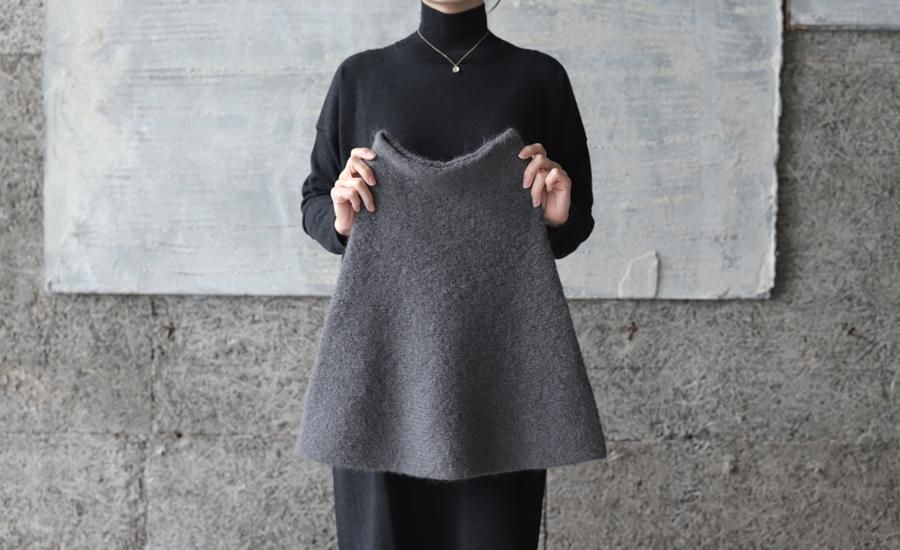 evam eva(エヴァム エヴァ) 【2021aw新作】アルパカ ウール スヌード